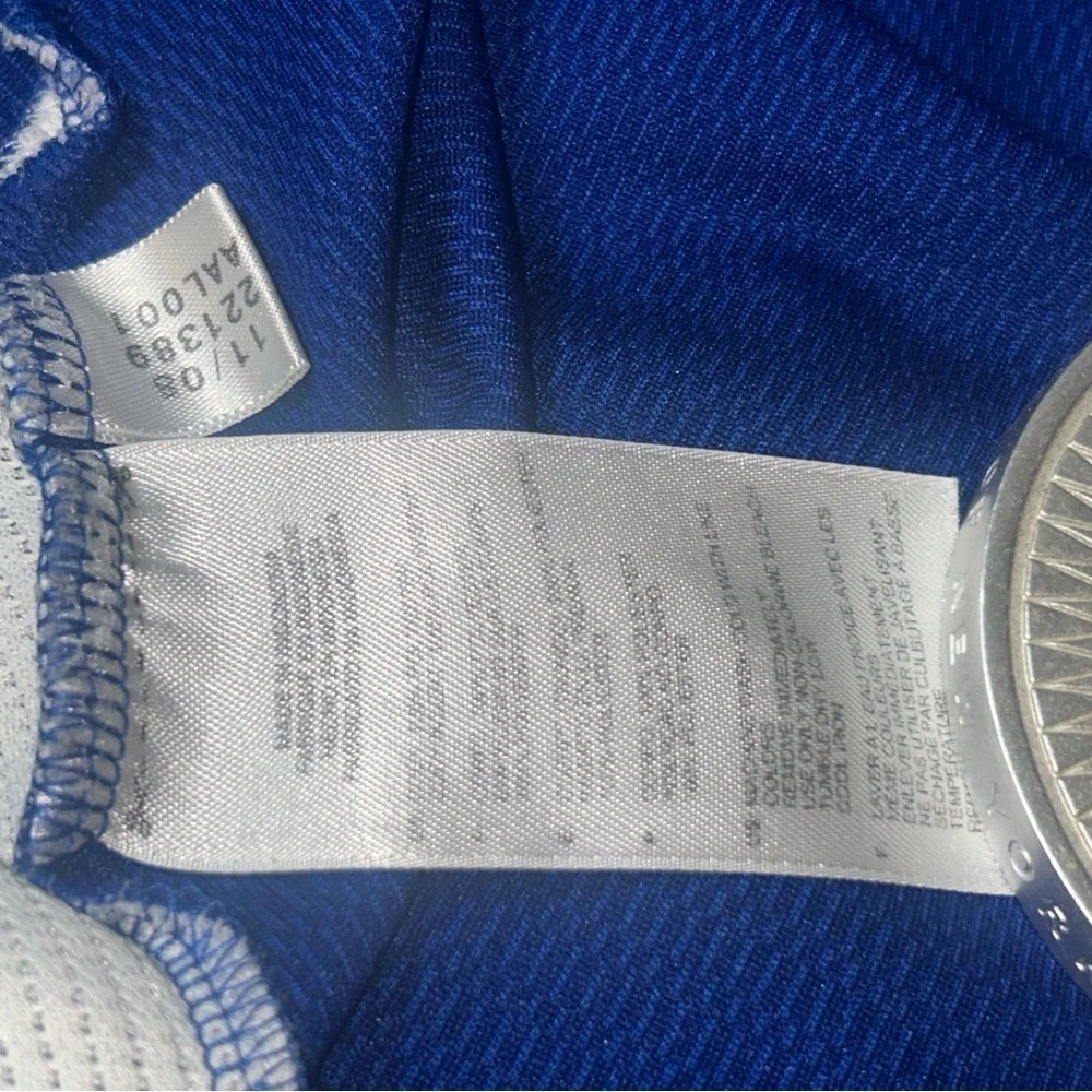 Adidas Blue and White Athletic Jerseys
